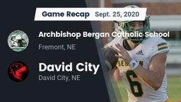 Recap: Archbishop Bergan Catholic School vs. David City  2020