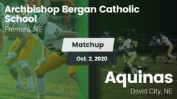 Matchup: Fremont Bergan vs. Aquinas  2020