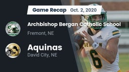 Recap: Archbishop Bergan Catholic School vs. Aquinas  2020