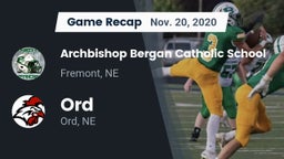 Recap: Archbishop Bergan Catholic School vs. Ord  2020