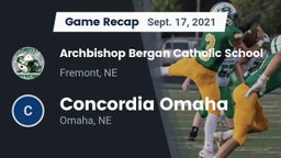 Recap: Archbishop Bergan Catholic School vs. Concordia Omaha 2021