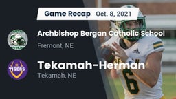 Recap: Archbishop Bergan Catholic School vs. Tekamah-Herman  2021