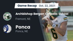 Recap: Archbishop Bergan Catholic School vs. Ponca  2021