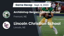 Recap: Archbishop Bergan Catholic School vs. Lincoln Christian School 2023