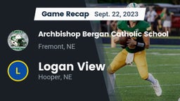Recap: Archbishop Bergan Catholic School vs. Logan View  2023