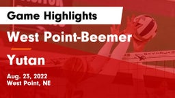 West Point-Beemer  vs Yutan  Game Highlights - Aug. 23, 2022