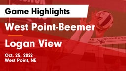 West Point-Beemer  vs Logan View  Game Highlights - Oct. 25, 2022