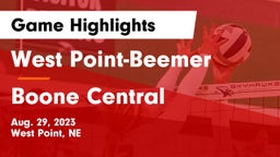 West Point-Beemer  vs Boone Central  Game Highlights - Aug. 29, 2023