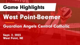 West Point-Beemer  vs Guardian Angels Central Catholic Game Highlights - Sept. 2, 2023