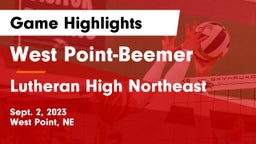West Point-Beemer  vs Lutheran High Northeast Game Highlights - Sept. 2, 2023