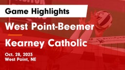 West Point-Beemer  vs Kearney Catholic  Game Highlights - Oct. 28, 2023