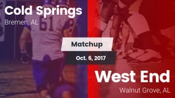 Matchup: Cold Springs vs. West End  2017