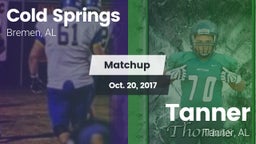 Matchup: Cold Springs vs. Tanner  2017
