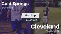 Matchup: Cold Springs vs. Cleveland  2017