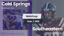 Matchup: Cold Springs vs. Southeastern  2018