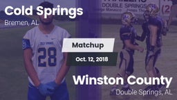 Matchup: Cold Springs vs. Winston County  2018