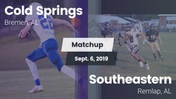 Matchup: Cold Springs vs. Southeastern  2019