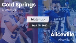 Matchup: Cold Springs vs. Aliceville  2020