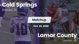 Matchup: Cold Springs vs. Lamar County  2020