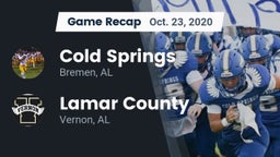 Recap: Cold Springs  vs. Lamar County  2020
