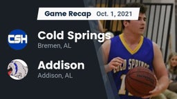 Recap: Cold Springs  vs. Addison  2021