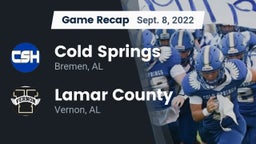 Recap: Cold Springs  vs. Lamar County  2022