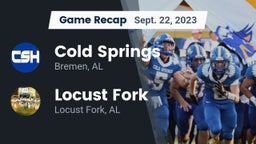 Recap: Cold Springs  vs. Locust Fork  2023