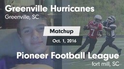 Matchup: Greenville vs. Pioneer Football League 2016