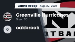 Recap: Greenville Hurricanes vs. oakbrook 2021