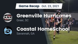 Recap: Greenville Hurricanes vs. Coastal HomeSchool  2021