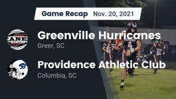 Recap: Greenville Hurricanes vs. Providence Athletic Club 2021