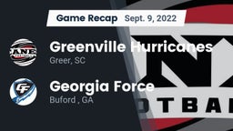 Recap: Greenville Hurricanes vs. Georgia Force 2022