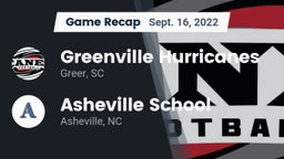 Recap: Greenville Hurricanes vs. Asheville School 2022