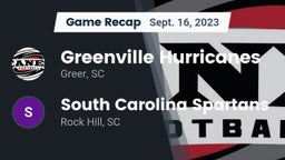 Recap: Greenville Hurricanes vs. South Carolina Spartans 2023