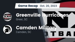 Recap: Greenville Hurricanes vs. Camden Military  2023