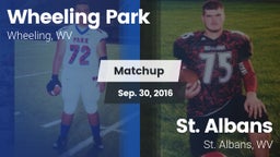 Matchup: Wheeling Park vs. St. Albans  2016
