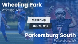 Matchup: Wheeling Park vs. Parkersburg South  2016