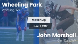 Matchup: Wheeling Park vs. John Marshall  2017