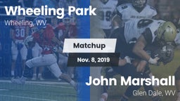 Matchup: Wheeling Park vs. John Marshall  2019