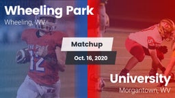 Matchup: Wheeling Park vs. University  2020