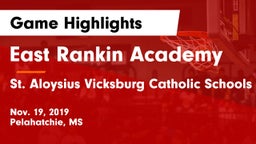 East Rankin Academy  vs St. Aloysius Vicksburg Catholic Schools Game Highlights - Nov. 19, 2019