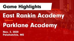 East Rankin Academy  vs Parklane Academy  Game Highlights - Nov. 2, 2020