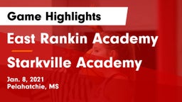 East Rankin Academy  vs Starkville Academy  Game Highlights - Jan. 8, 2021
