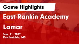 East Rankin Academy  vs Lamar  Game Highlights - Jan. 21, 2022