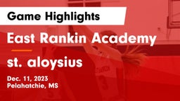 East Rankin Academy  vs st. aloysius Game Highlights - Dec. 11, 2023