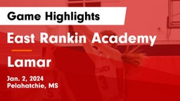 East Rankin Academy  vs Lamar  Game Highlights - Jan. 2, 2024
