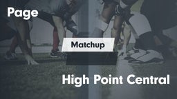 Matchup: Page  vs. High Point Central 2016