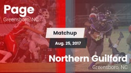 Matchup: Page  vs. Northern Guilford  2017