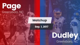 Matchup: Page  vs. Dudley  2017