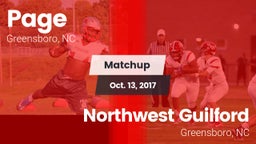 Matchup: Page  vs. Northwest Guilford  2017